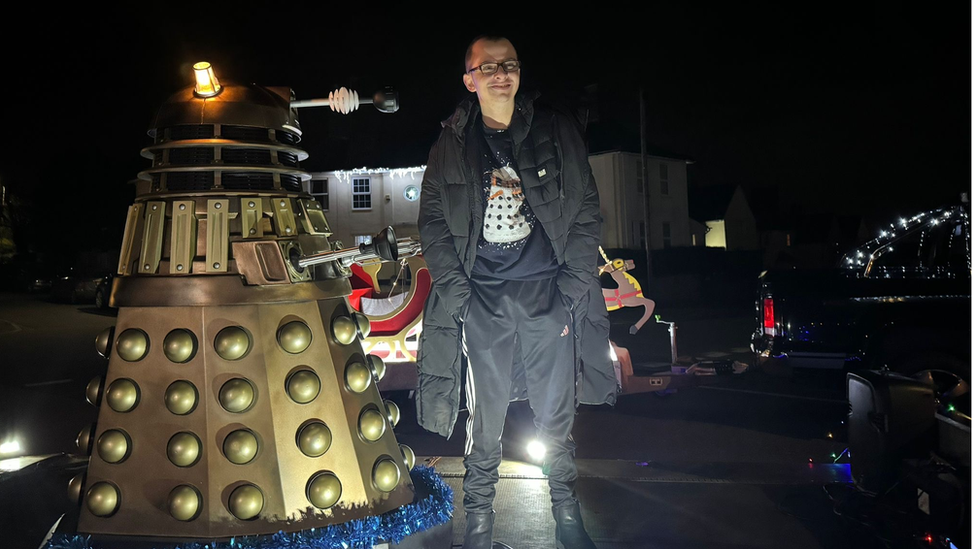 Noah with a Dalek