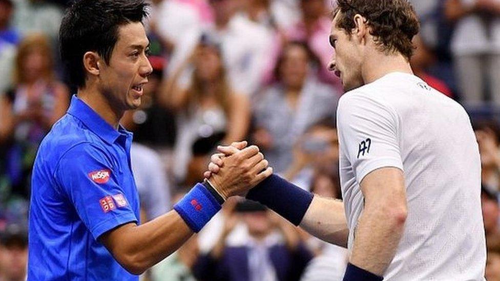 Kei Nishikori and Andy Murray