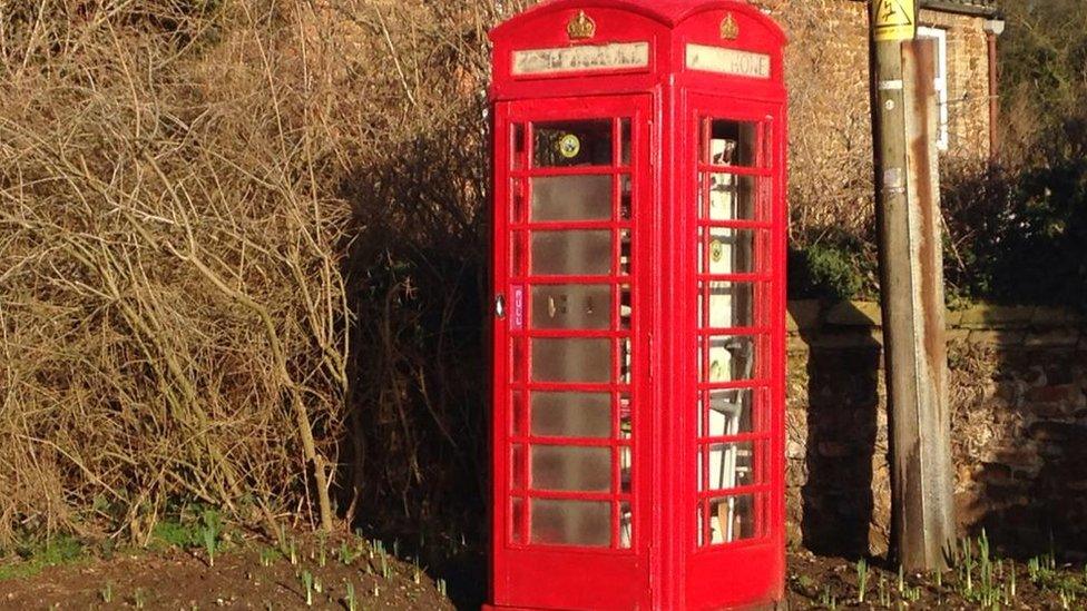 Phone box in East Winch