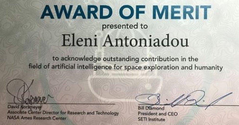 Award of merit posted by Eleni Antoniadou