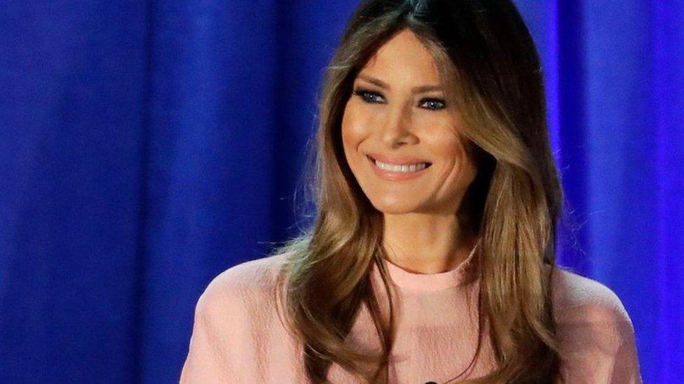 Melania Trump speaks in event in Berwyn on 3 November 2016