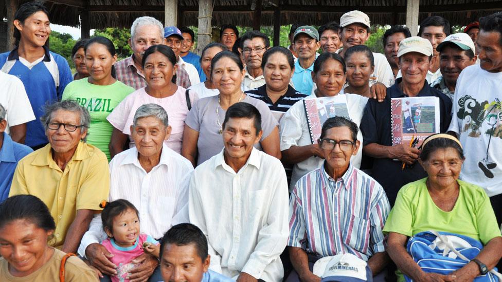 A Wapichan community in Guyana