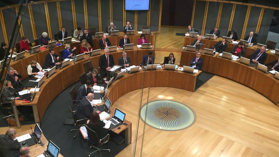 Senedd chamber