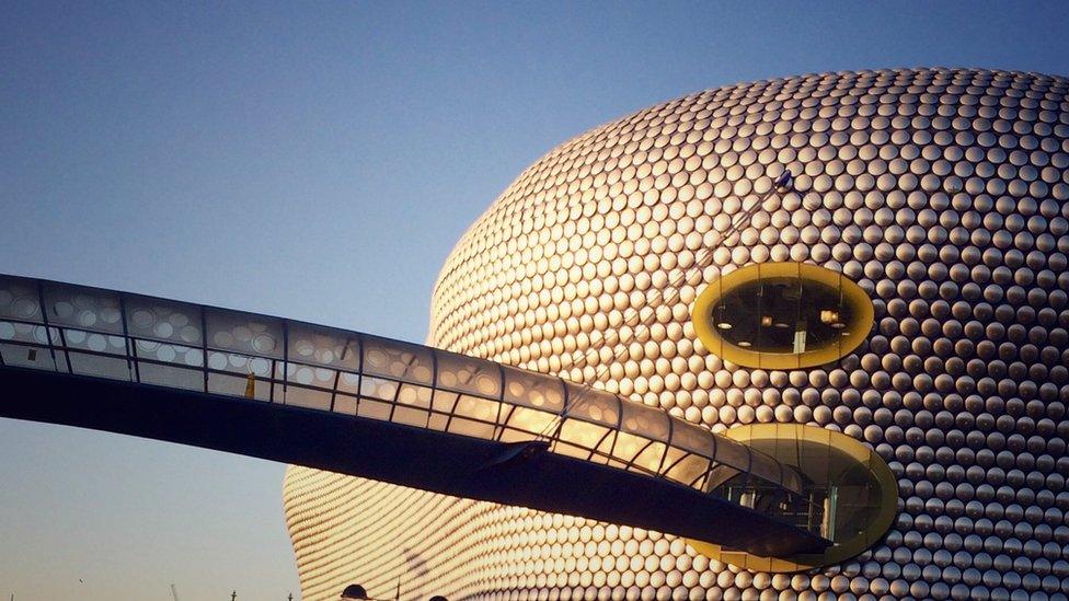 Selfridges before being covered up