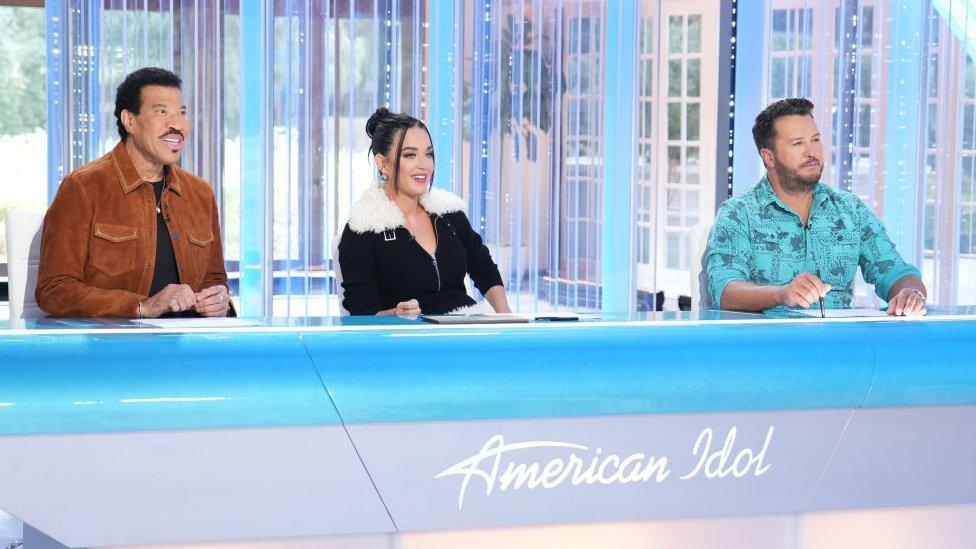 Lionel Richie, Katy Perry and Luke Bryan on American Idol