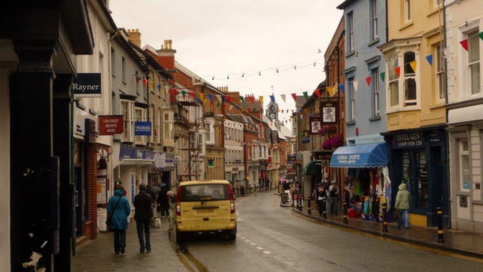 Cardigan town centre