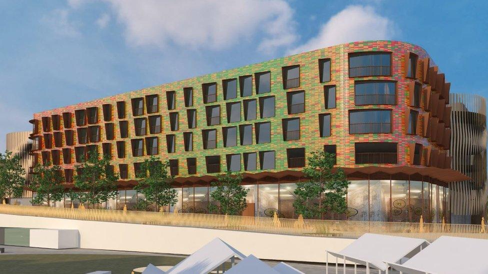 Homes, offices and shops will be built on the St Davids car park site, opposite the planned arena