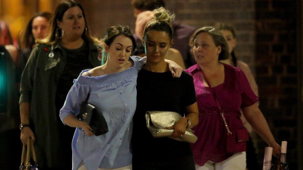 Women after the Manchester attack