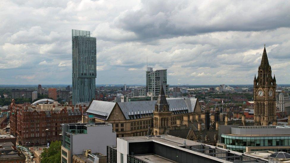 Manchester skyline