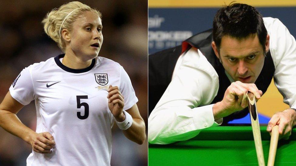 Steph Houghton, Ronnie O'Sullivan