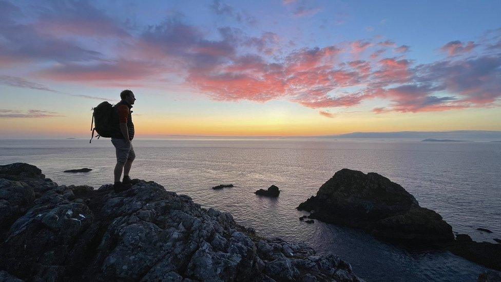 Drew on Skomer