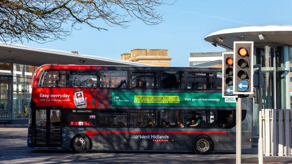 National Express West Midlands bus