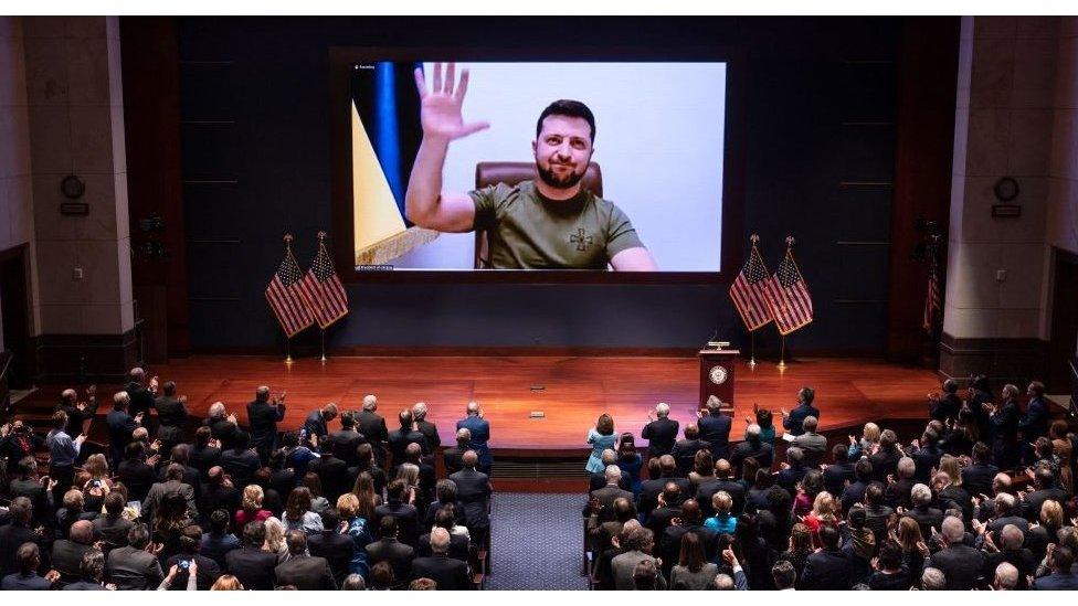 Zelensky video conferencing