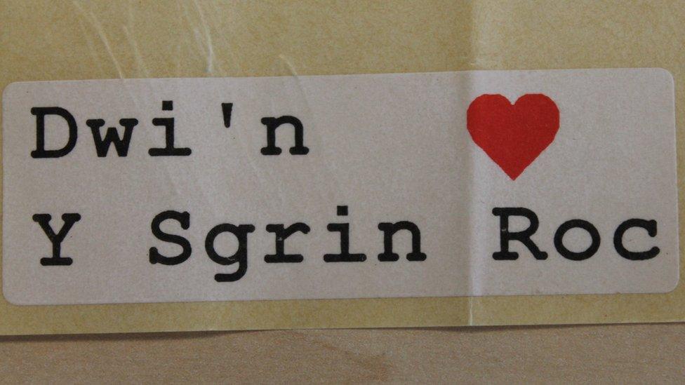 Sticeri Dwi'n Caru'r Sgîn Roc