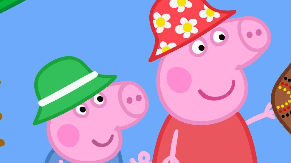 Still from a Peppa Pig programme.