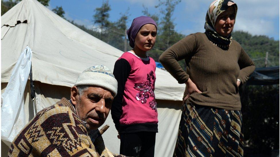 Syrian Turkmen refugees (file photo)