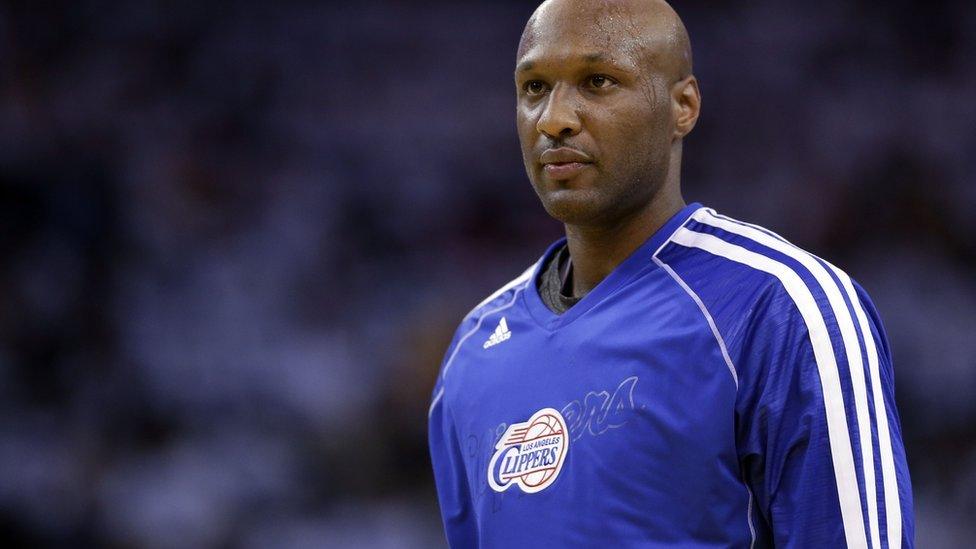 Lamar Odom playing for the Los Angeles Clippers