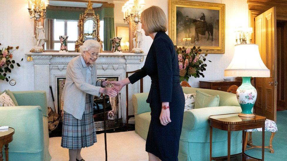 Liz Truss meets HRH The Queen