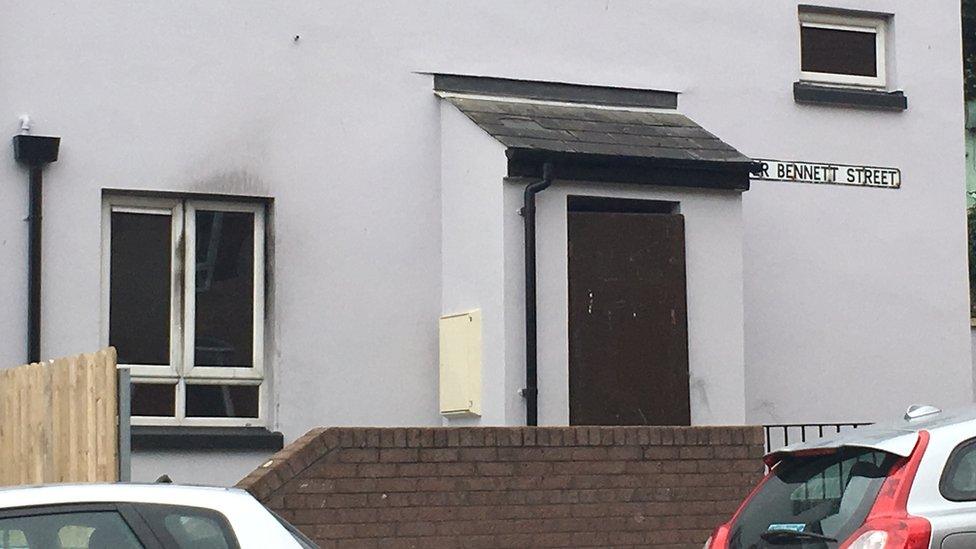 A woman was treated for smoke inhalation after a fire in Derry