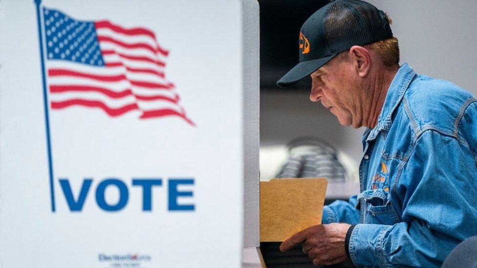 Voter in Fairfax