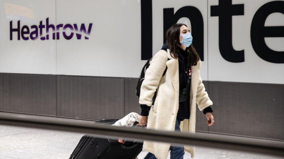 Passenger at Heathrow