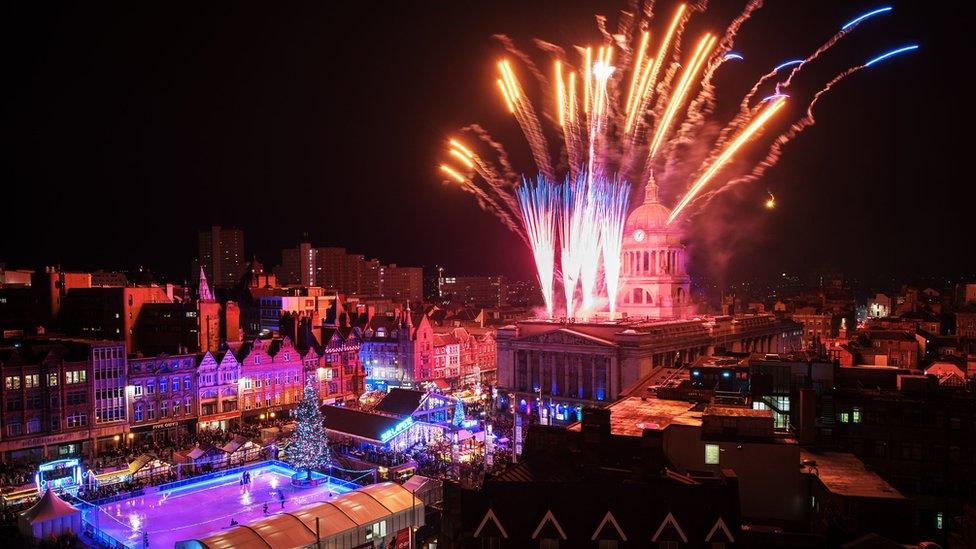 Nottingham's new year celebrations