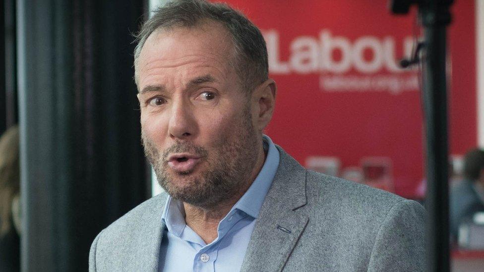 Derek Hatton at Labour Party conference