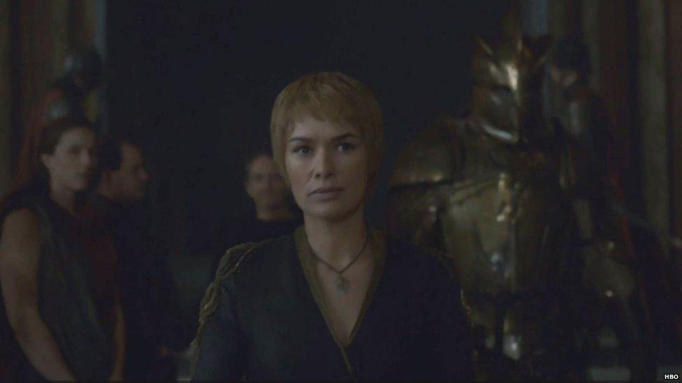 Cersei and The Mountain in the Game of Thrones series six trailer.