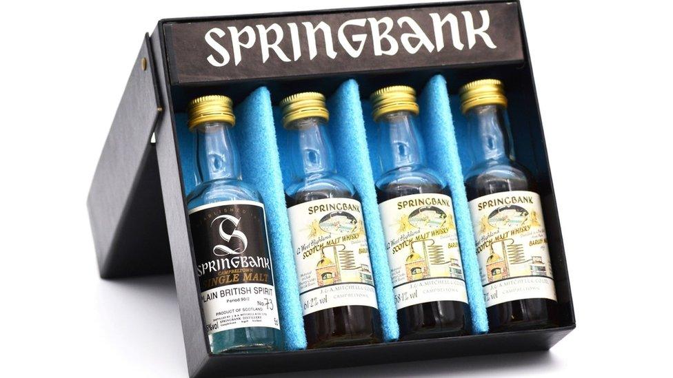 Springbank boxset of four miniatures