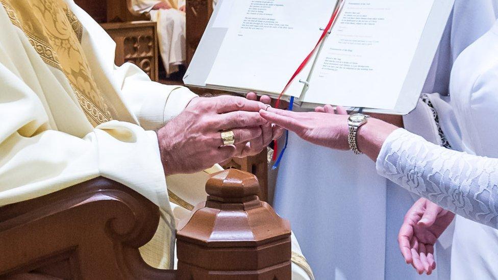 Consecration of Jessica Hayes. Photo by Today’s Catholic/Joe Romie