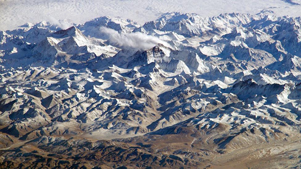 Himalayas from the ISS