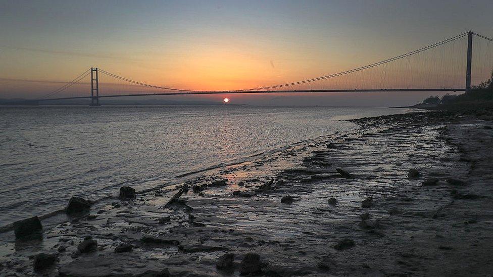 Sunset at the bridge