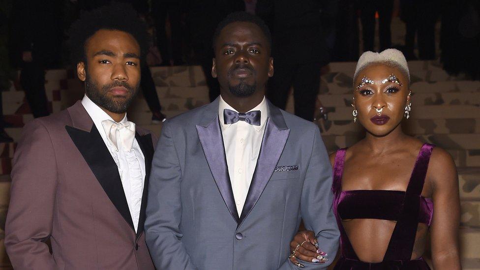 Donald Glover, Daniel Kaluuya and Cynthia Erivo