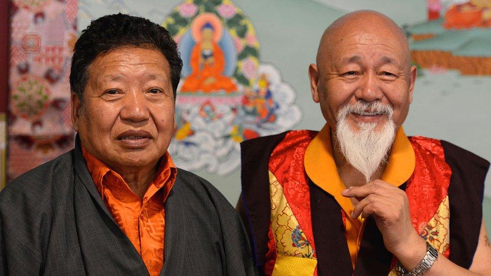 Akong Rinpoche and Lama Yeshe