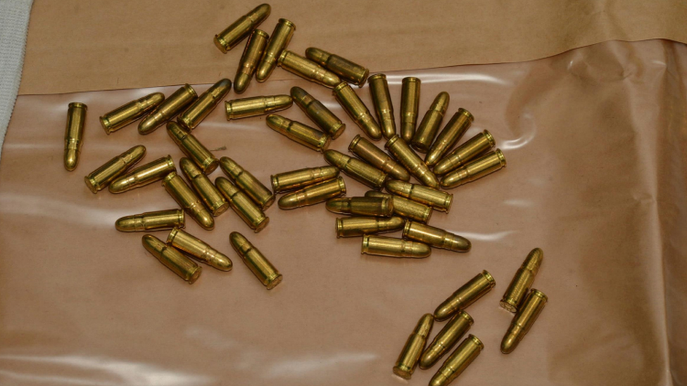 Bullets found in the raid