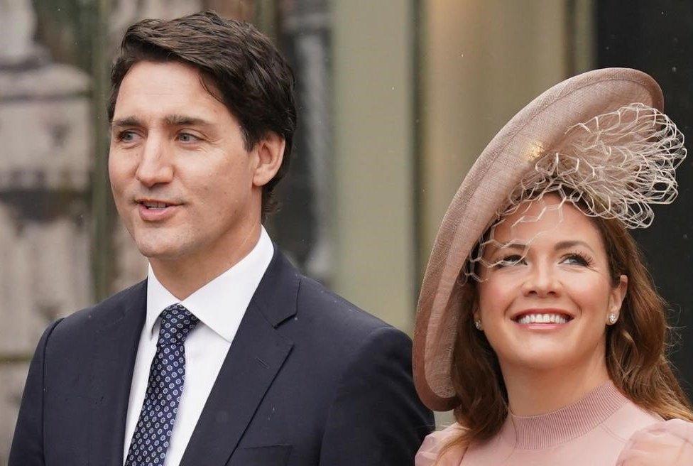 Canadian Prime Minister Justin Trudeau and his wife Sophie