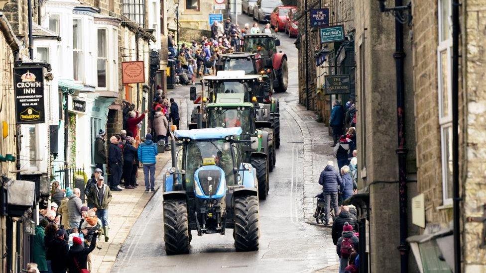 Tractors in Pateley Bridge