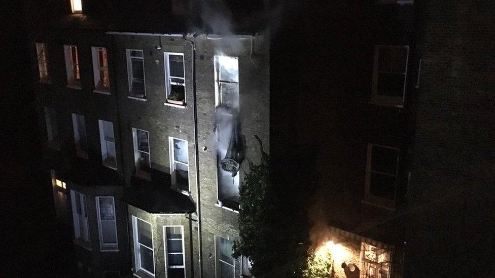 Holland Park Gardens fire