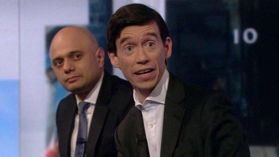 Sajid Javid and Rory Stewart