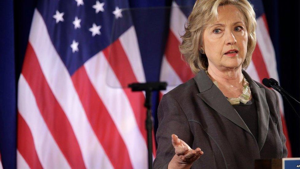 Democratic presidential hopeful Hillary Rodham Clinton speaks Friday, July 24, 2015, at the New York University Leonard N. Stern School of Business in New York.