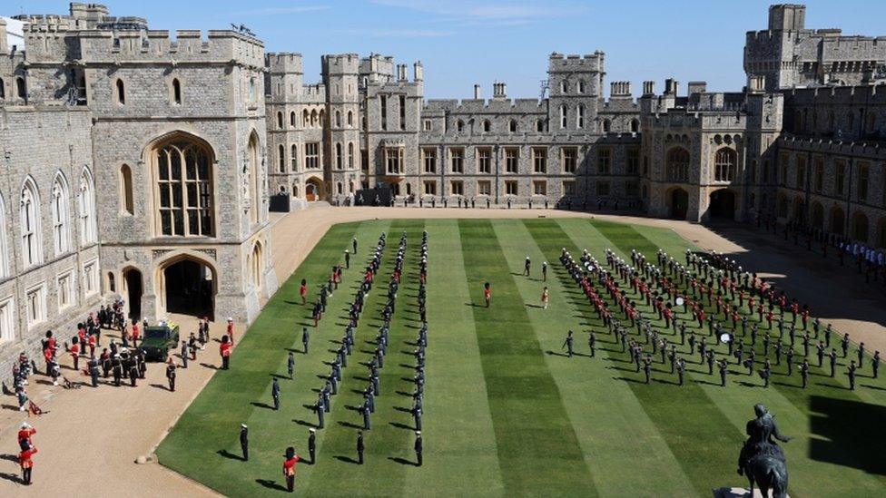 The grounds of Windsor Castle