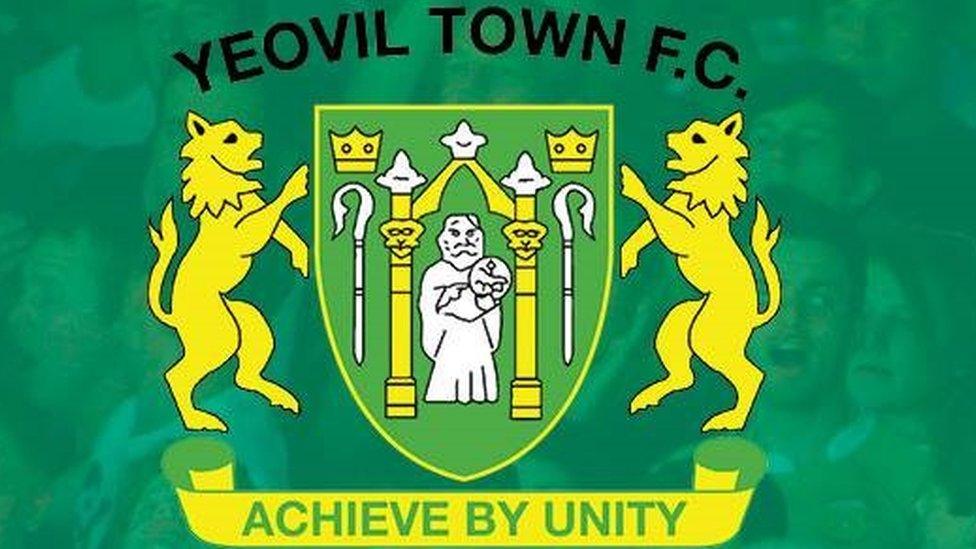 Yeovil Green and yellow football badge