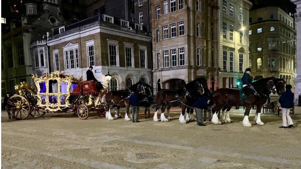 Rehearsals of Lord Mayor's show