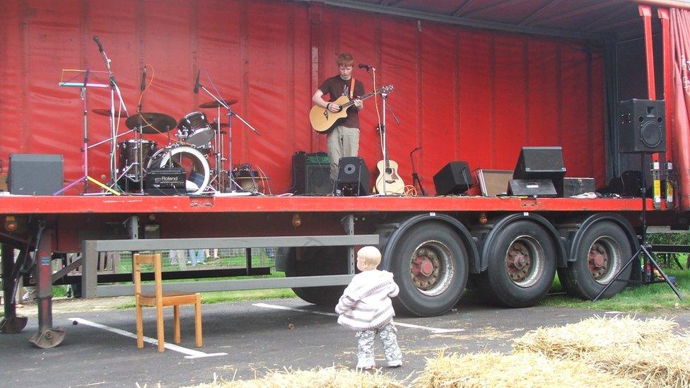 Young Ed Sheeran