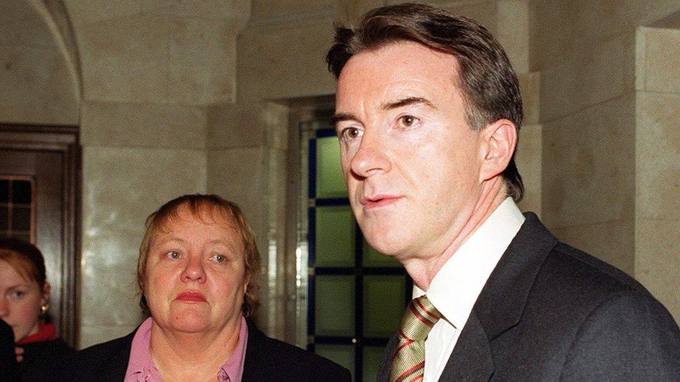 Peter Mandelson and Mo Mowlam