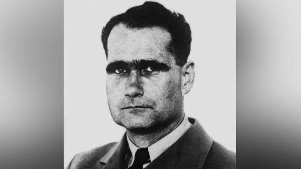 Nazi Party official Rudolf Hess (1894 - 1987), circa 1938. (Photo by Keystone/Hulton Archive/Getty Images)