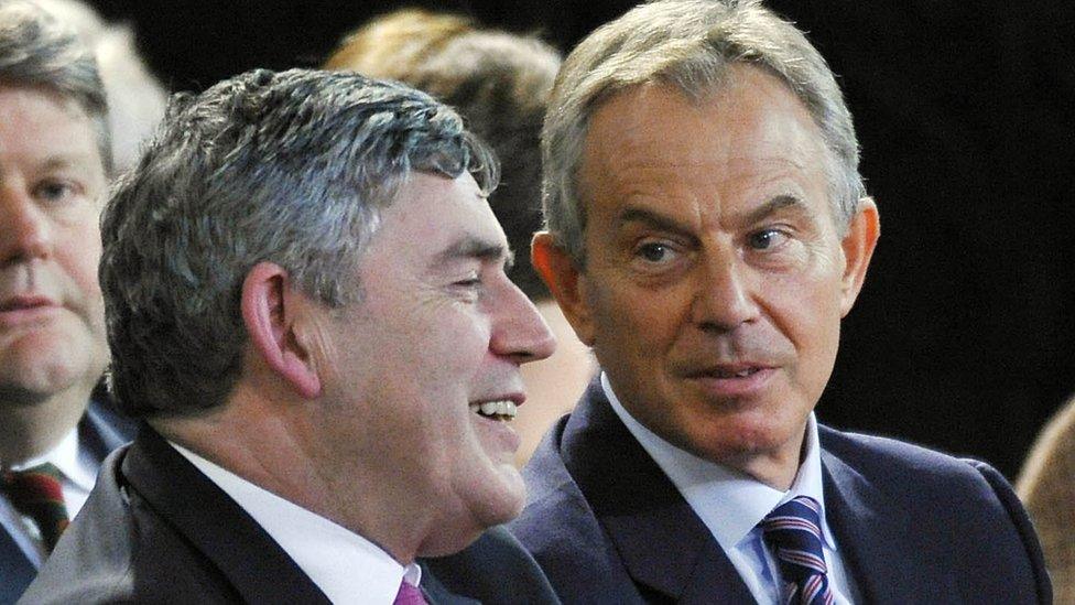 Tony Blair and Gordon Brown
