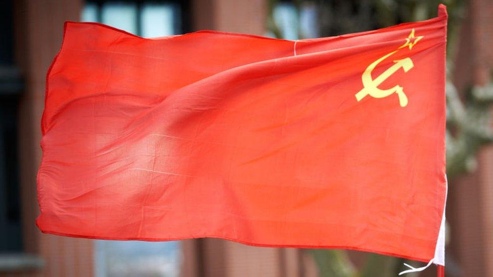 USSR flag.