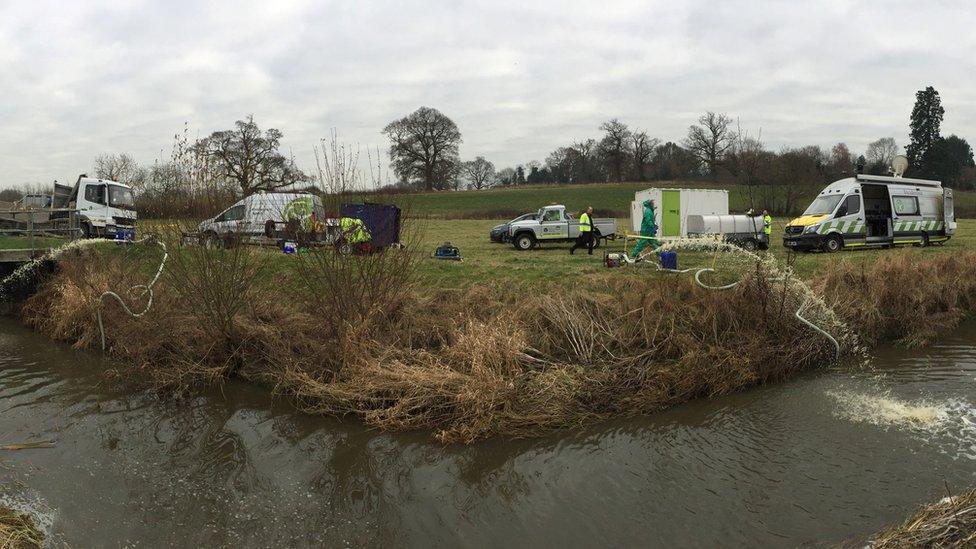 Plumpton Mill Stream pollution