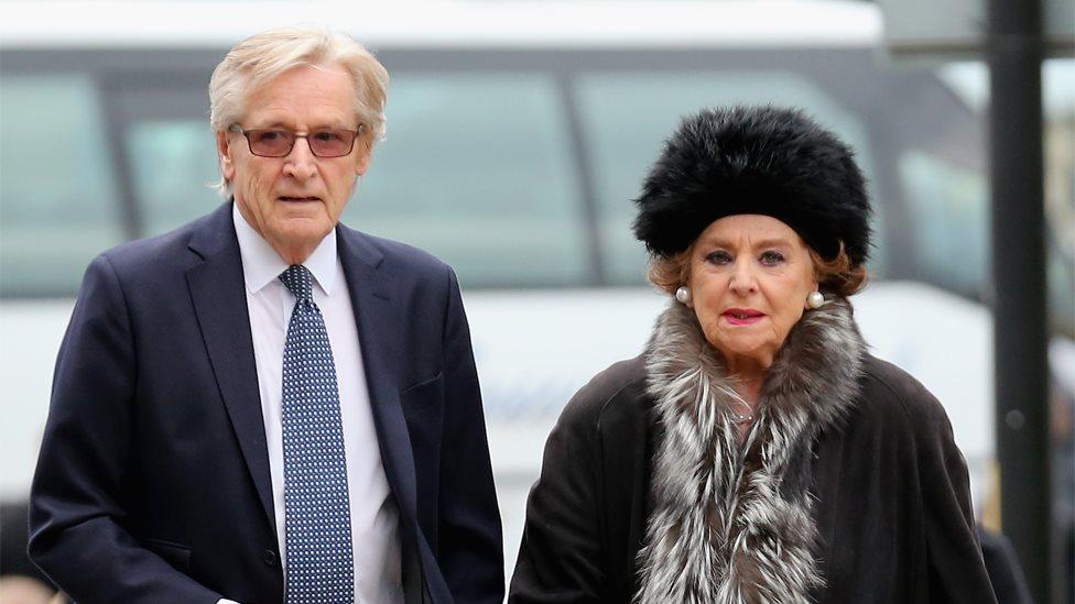 Actors Bill Roache Barbara Knox